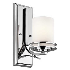 Kichler Bathroom Wall Light Polished Chrome