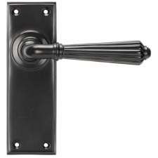 From The Anvil Hinton Latch Set Door Handle Aged Bronze