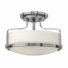 Elstead Harper Semi Flush Light Small Polished Chrome Elstead Harper Semi Flush Light Small Polished Chrome