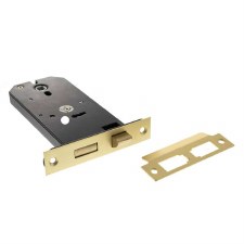 Horizontal 3 Lever Sashlock 6" Satin Brass Lacquered