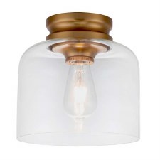 Feiss Hounslow Flush Ceiling Light Burnished Brass Feiss Hounslow Flush Ceiling Light Burnished Brass