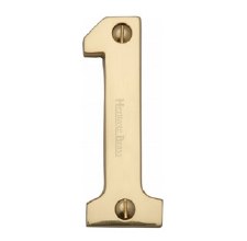 Heritage House Numbers C1566 1 Polished Brass Heritage House Numbers C1566 1 Polished Brass