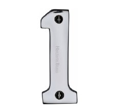 Heritage House Numbers C1566 1 Polished Chrome Heritage House Numbers C1566 1 Polished Chrome