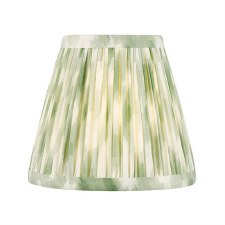 Ikat Cotton Drum Shade 15cm Green