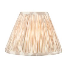 Ikat Cotton Drum Shade 25cm Taupe