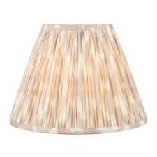 Ikat Cotton Drum Shade 30cm Taupe