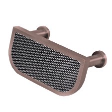 Finesse Immix Knurled Cup Pull Handle Pewter & Bronze Finesse Immix Knurled Cup Pull Handle Pewter & Bronze