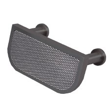 Finesse Immix Knurled Cup Pull Handle Pewter & Graphite
