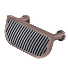 Finesse Immix Reeded Cup Pull Handle Pewter & Bronze Finesse Immix Reeded Cup Pull Handle Pewter & Bronze