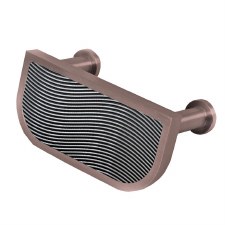 Finesse Immix Spiral Cup Pull Handle Pewter & Bronze Finesse Immix Spiral Cup Pull Handle Pewter & Bronze