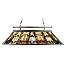 Quoizel Inglenook Tiffany Island Pendant Valiant Bronze Quoizel Inglenook Tiffany Island Pendant Valiant Bronze
