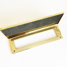 Internal Letter Plate/Tidy 10" Polished Brass Internal Letter Plate/Tidy 10" Polished Brass