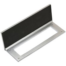 Internal Letter Plate/Tidy 10" Satin Chrome