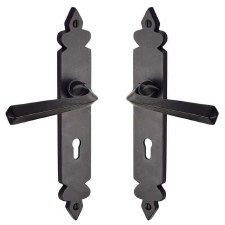 Heritage Ironbridge Lock Door Handle RDB3600 Rustic Dark Bronze Heritage Ironbridge Lock Door Handle RDB3600 Rustic Dark Bronze