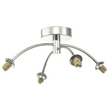 Izzy 4 Light Semi Flush Polished Chrome