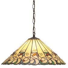 Interiors 1900 Jamelia Medium Tiffany Ceiling Light Pendant Interiors 1900 Jamelia Medium Tiffany Ceiling Light Pendant