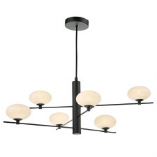 Jasper 6 Light Ceiling Pendant Matt Black