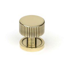 From The Anvil Judd Cabinet Knob Plain Rose 25mm Aged Brass