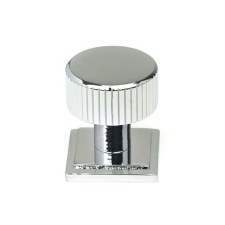 From The Anvil Judd Cabinet Knob Square Rose 25mm Polished Chrome