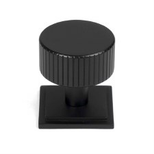 From The Anvil Judd Cabinet Knob Square Rose 32mm Matt Black