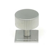 From The Anvil Judd Cabinet Knob Square Rose 32mm Satin Chrome