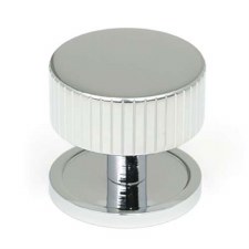 From The Anvil Judd Cabinet Knob Plain Rose 38mm Polished Chrome