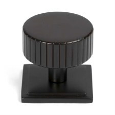 From The Anvil Judd Cabinet Knob Square Rose 38mm Aged Bronze