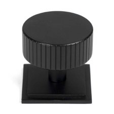 From The Anvil Judd Cabinet Knob Square Rose 38mm Matt Black