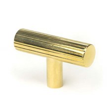 From The Anvil Judd T-Bar Pull Handle Polished Brass