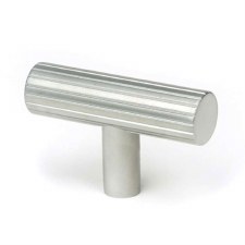 From The Anvil Judd T-Bar Pull Handle Satin Chrome