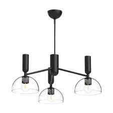 Alora Mood Jude 3 Light Pendant Matte Black
