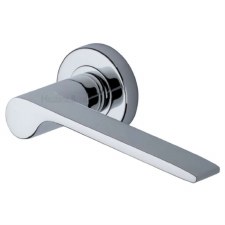 Heritage Julia Door Handle V4190 Polished Chrome Heritage Julia Door Handle V4190 Polished Chrome