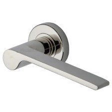 Heritage Julia Door Handle V4190 Polished Nickel Heritage Julia Door Handle V4190 Polished Nickel