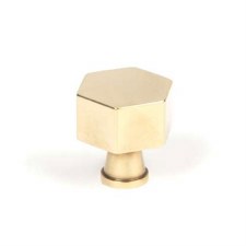 From The Anvil Kahlo Cabinet Knob 25mm Aged Brass