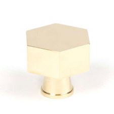 From The Anvil Kahlo Cabinet Knob 38mm Polished Brass