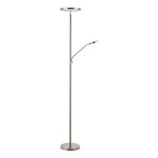 Kamika Mother & Child Floor Lamp Satin Chrome