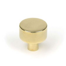 From The Anvil Kelso Cabinet Knob No Rose 25mm Aged Brass