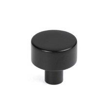From The Anvil Kelso Cabinet Knob No Rose 25mm Matt Black