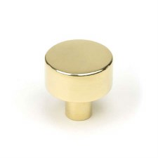 From The Anvil Kelso Cabinet Knob No Rose 25mm Polished Brass