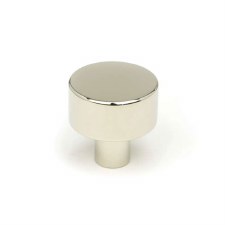 From The Anvil Kelso Cabinet Knob No Rose 25mm Polished Nickel