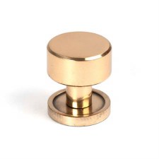 From The Anvil Kelso Cabinet Knob Plain Rose 25mm Polished Bronze