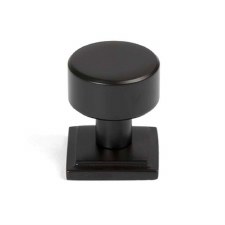 From The Anvil Kelso Cabinet Knob Square Rose 25mm Aged Bronze