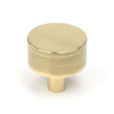 From The Anvil Kelso Cabinet Knob No Rose 32mm Aged Brass