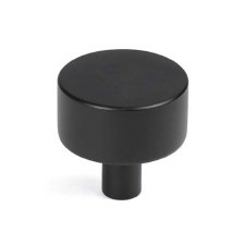 From The Anvil Kelso Cabinet Knob No Rose 32mm Matt Black