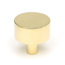 From The Anvil Kelso Cabinet Knob No Rose 32mm Polished Brass