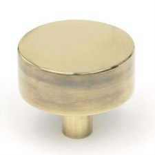 From The Anvil Kelso Cabinet Knob No Rose 38mm Aged Brass