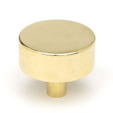 From The Anvil Kelso Cabinet Knob No Rose 38mm Polished Brass