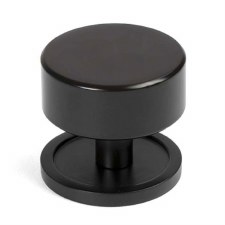 From The Anvil Kelso Cabinet Knob Plain Rose 38mm Aged Bronze