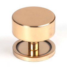 From The Anvil Kelso Cabinet Knob Plain Rose 38mm Polished Bronze