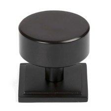 From The Anvil Kelso Cabinet Knob Square Rose 38mm Aged Bronze